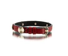 Load image into Gallery viewer, Hearts Queen Leather Bracelet - birceakalaydesign