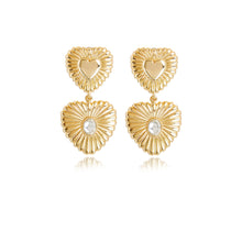 Load image into Gallery viewer, Eye of the Heart Earrings - Bright One