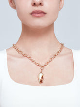 Load image into Gallery viewer, Passion dore charm with crystals on chain