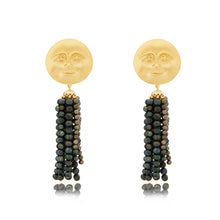 Load image into Gallery viewer, Tears Of B's Moon Earrings - Parliament Blue