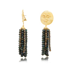 Load image into Gallery viewer, Tears Of B's Moon Earrings - Parliament Blue