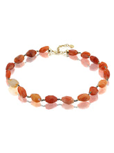 Load image into Gallery viewer, agate and hematite natural stone necklace