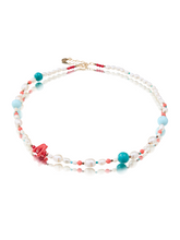 Load image into Gallery viewer, Happy Hippy Polycolored Necklace