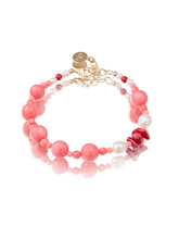 Load image into Gallery viewer, Happy Hippy Coral Bracelet