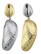 Load image into Gallery viewer, Good Times & Bad Times dore and lame earrings