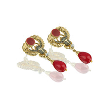 Load image into Gallery viewer, King Tut’s Scarab Earring – Symbol of Rebirth