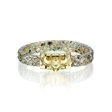 Load image into Gallery viewer, Scarab Beetle Leather Bracelet – Symbol of Transformation