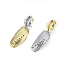 Load image into Gallery viewer, Good Times & Bad Times dore and lame earrings