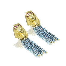 Load image into Gallery viewer, Treasure of Tutankhamun Earring - Blue Dream