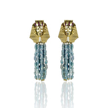 Load image into Gallery viewer, Treasure of Tutankhamun Earring - Blue Dream