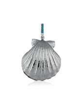 Load image into Gallery viewer, Moon Child charm with turquoise