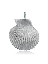 Load image into Gallery viewer, Endless Love lame charm with turquoise