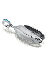 Load image into Gallery viewer, Joy lame charm with turquoise