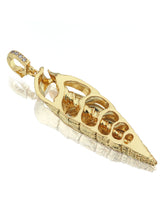 Load image into Gallery viewer, Enigma dore charm with crystals