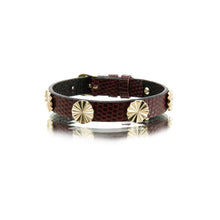 Load image into Gallery viewer, merlot leather bracelet - birceakalaydesign