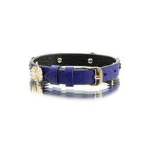 Load image into Gallery viewer, deep purple leather bracelet