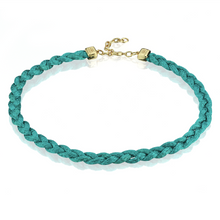 Load image into Gallery viewer, Rainbow Choker Aegean Blue