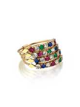 Load image into Gallery viewer, Harem Joy Polychrome Quarted Ring