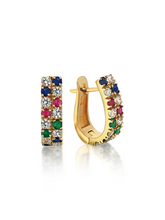 Load image into Gallery viewer, Harem Joy – Double Row Polychrome Earrings - birceakalaydesign