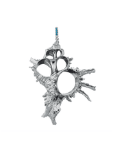 Load image into Gallery viewer, Courage lame charm with turquoise