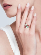 Load image into Gallery viewer, Harem Joy Polychrome Quarted Ring - birceakalaydesign
