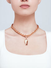 Load image into Gallery viewer, Rainbow Choker with Happy Innerself dore pendant