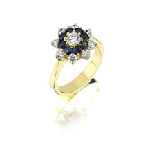 Load image into Gallery viewer, Harem Roses Sapphire Rings - birceakalaydesign