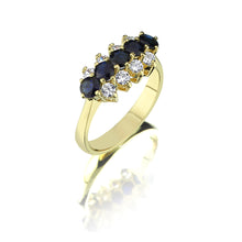 Load image into Gallery viewer, Harem Trio Sapphire Rings