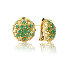 Load image into Gallery viewer, Harem Emerald Seeds Ring - birceakalaydesign