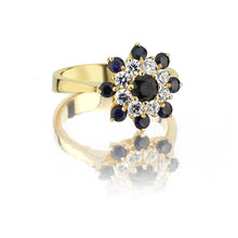 Load image into Gallery viewer, Harem Roses Sapphire Rings - birceakalaydesign