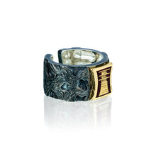 Load image into Gallery viewer, Djed Ring - Symbol of Stability