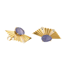 Load image into Gallery viewer, Lavender Wings Earrings
