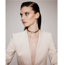 Load image into Gallery viewer, Nehebkau leather  Choker & Bracelet
