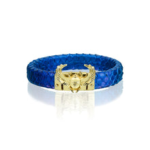 Load image into Gallery viewer, Scarab Beetle Leather Bracelet – Symbol of Transformation