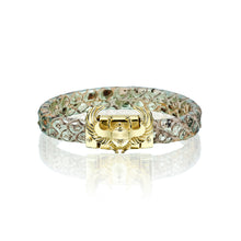 Load image into Gallery viewer, Scarab Beetle Leather Bracelet – Symbol of Transformation