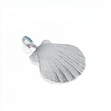 Load image into Gallery viewer, Moon Child charm with turquoise