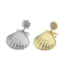 Load image into Gallery viewer, Sun & Moon Child Earrings - birceakalaydesign