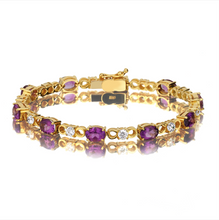 Load image into Gallery viewer, Purple Drop Bracelet - birceakalaydesign