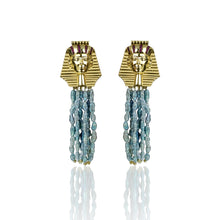 Load image into Gallery viewer, Treasure of Tutankhamun Earring - Blue Dream