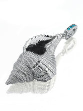 Load image into Gallery viewer, Forgiveness lame charm with turquoise
