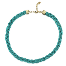 Load image into Gallery viewer, Rainbow Choker Aegean Blue
