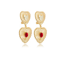 Load image into Gallery viewer, Eye of the Heart Earrings - Lovers
