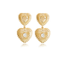 Load image into Gallery viewer, Eye of the Heart Earrings - Bright One
