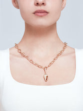 Load image into Gallery viewer, Happy Innerself dore charm with crystals
