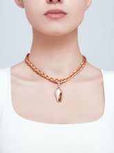 Load image into Gallery viewer, Rainbow Choker with Happy Innerself dore pendant
