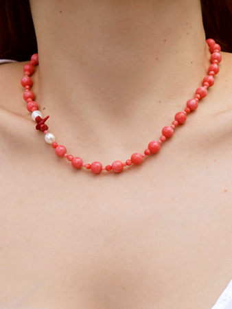 Happy Hippy Coral Necklace