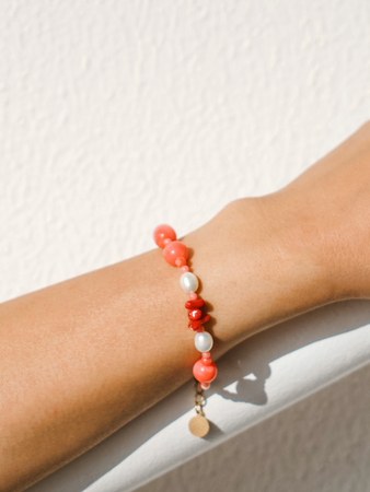 Happy Hippy Coral Bracelet