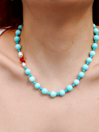 Happy Hippy Turquoise Necklace