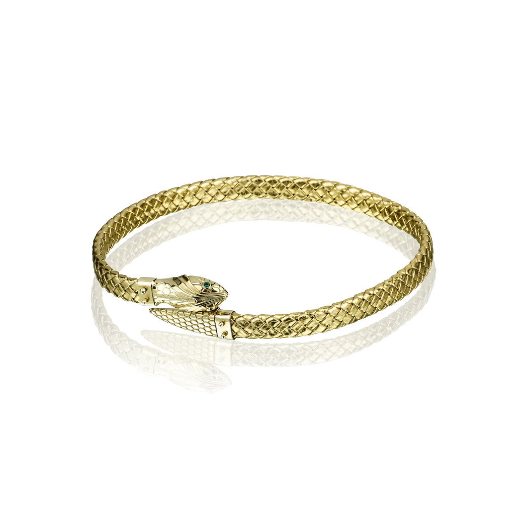 Nehebkau leather  Choker & Bracelet