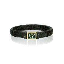 Load image into Gallery viewer, The Eye of Ra Men&#39;s Leather Bracelet – The All Seeing Eye
